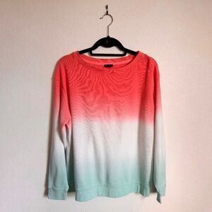 Splendid Sundown Jada Sweatshirt, Orange Omber Size M